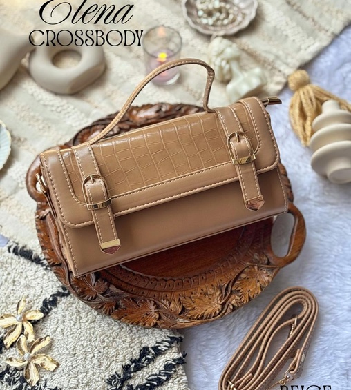 Elena Crossbody Beige