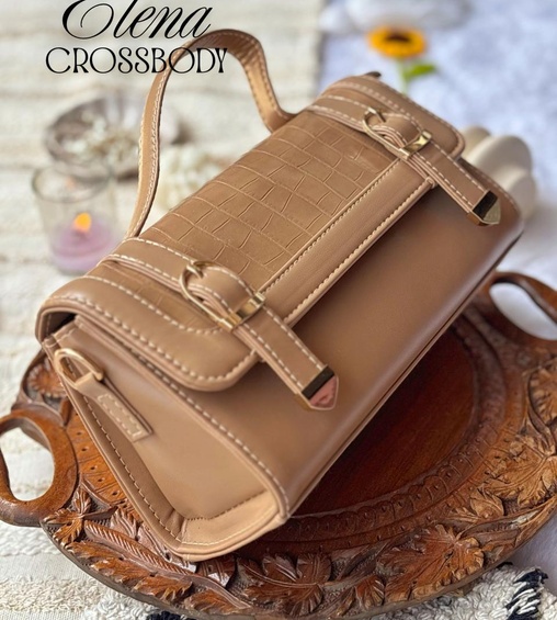 Elena Crossbody Beige Elena Crossbody Beige