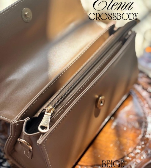 Elena Crossbody Beige Elena Crossbody Beige