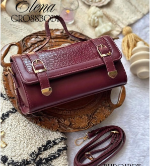 Elena Crossbody Burgundy