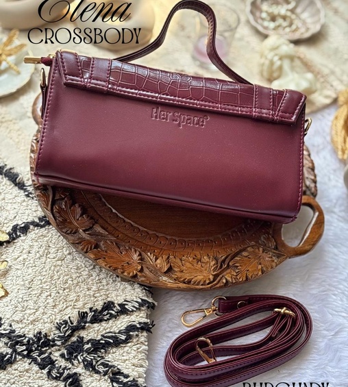 Elena Crossbody Burgundy