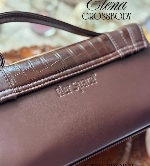 Elena Crossbody Dark Brown