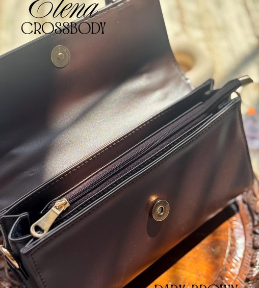 Elena Crossbody Dark Brown