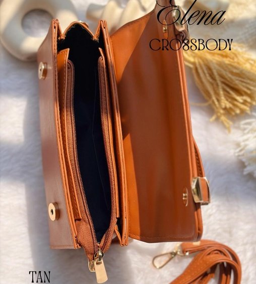 Elena Crossbody Tan Elena Crossbody Tan
