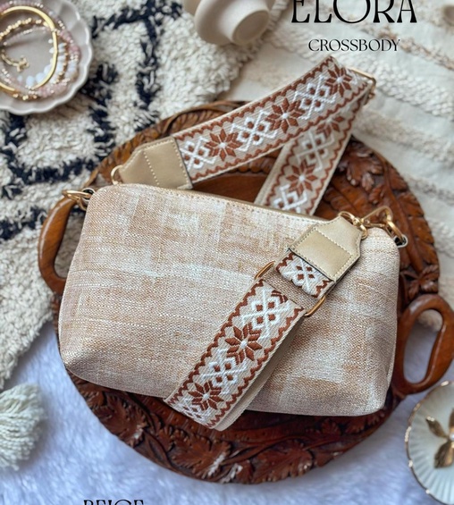 Elora Crossbody Beige