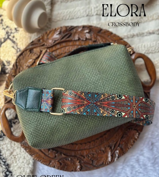 Elora Crossbody Olive Green