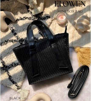 Elowen Mini Box Bag Black