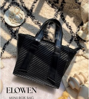 Elowen Mini Box Bag Black