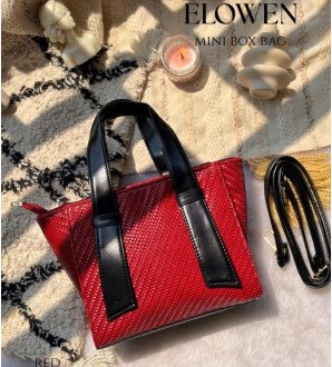 Elowen Mini Box Bag Red