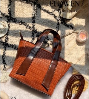 Elowen Mini Box Bag Tan