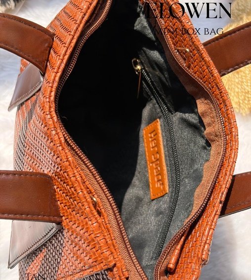 Elowen Mini Box Bag Tan Elowen Mini Box Bag Tan