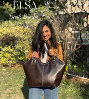Elsa Shopper Dark Brown