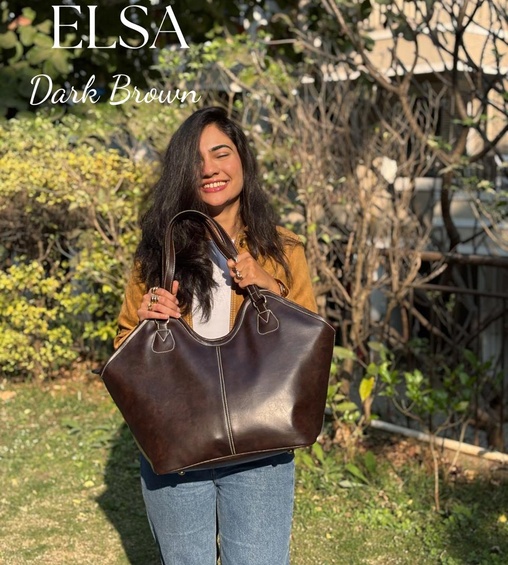 Elsa Shopper Dark Brown