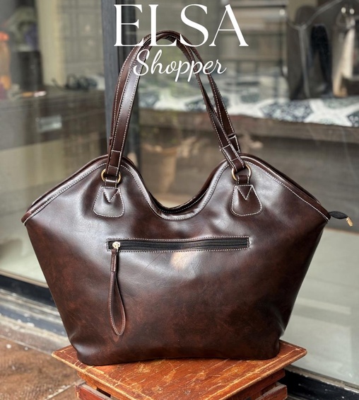 Elsa Shopper Dark Brown