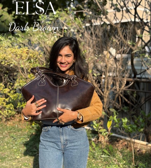Elsa Shopper Dark Brown