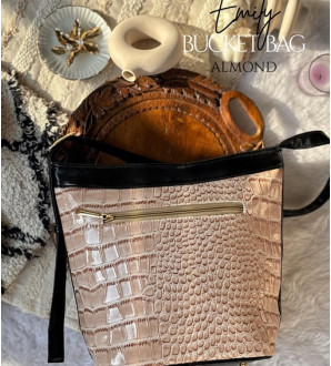 Emily Bucket Bag Almond