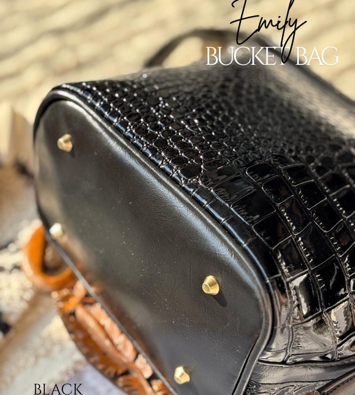 Emily Bucket Bag Black Emily Bucket Bag Black