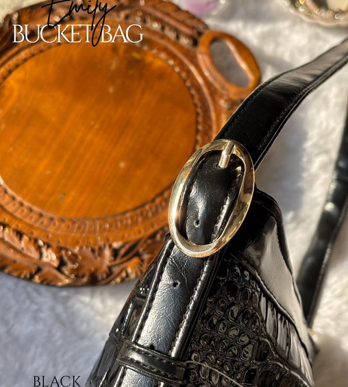 Emily Bucket Bag Black Emily Bucket Bag Black