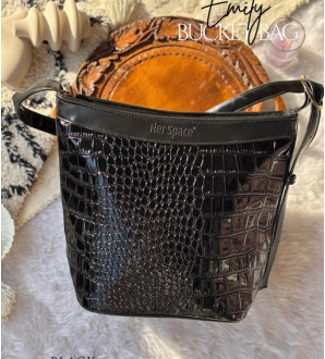 Emily Bucket Bag Black