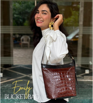 Emily Bucket Bag Brown