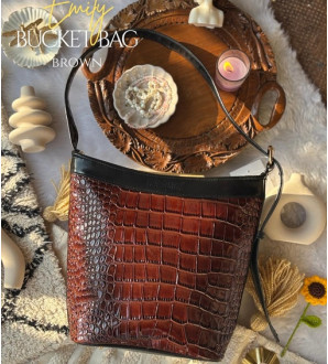 Emily Bucket Bag Brown