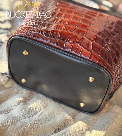 Emily Bucket Bag Brown