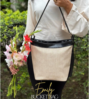 Emily Bucket Bag Beige