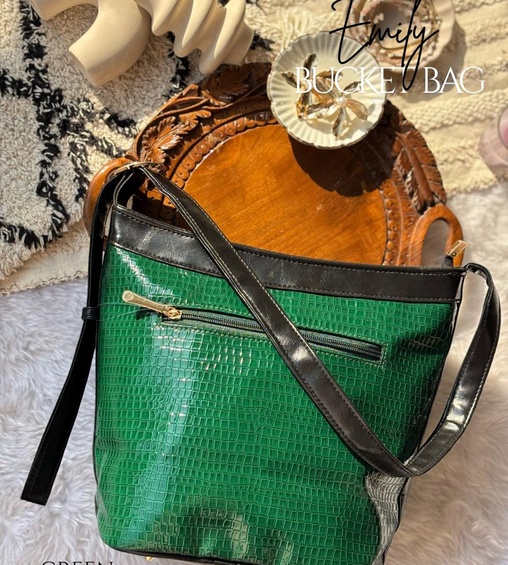 Emily Bucket Bag Green Emily Bucket Bag Green