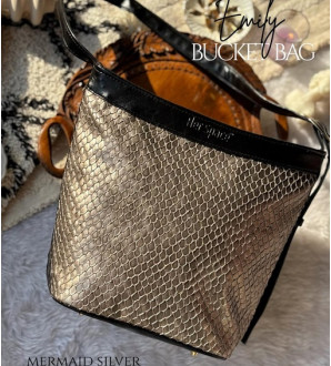 Emily Bucket Bag Mermaid Silver