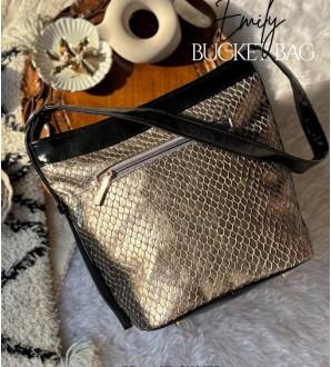 Emily Bucket Bag Mermaid Silver