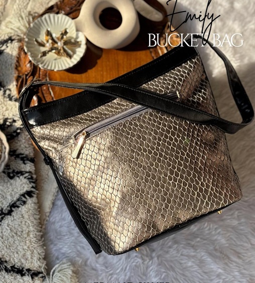 Emily Bucket Bag Mermaid Silver Emily Bucket Bag Mermaid Silver