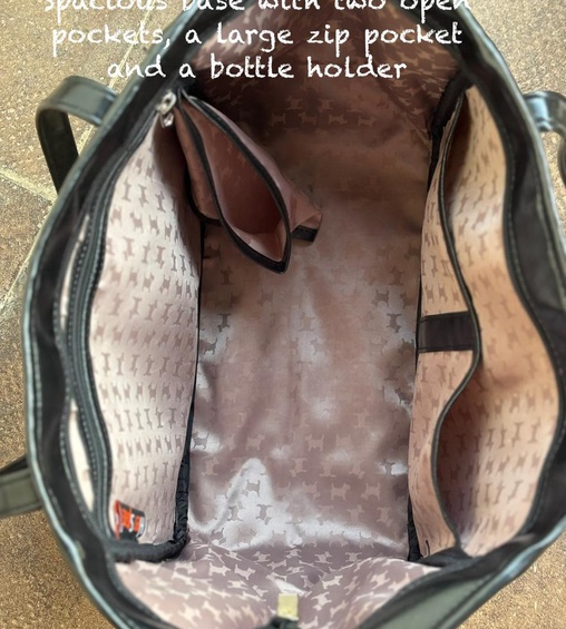 Floral Shopper Black