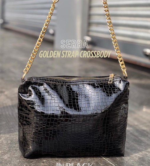 Golden Chain Sling Black