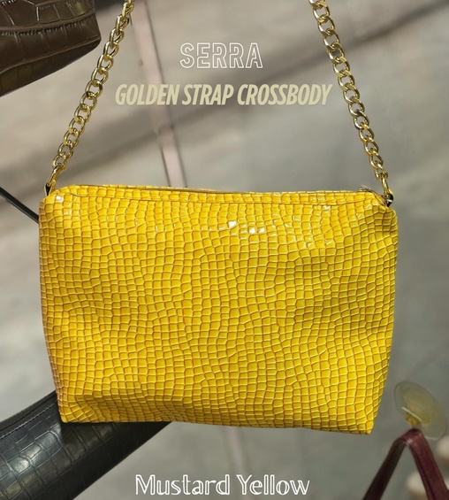 Golden Chain Sling Mustard Yellow