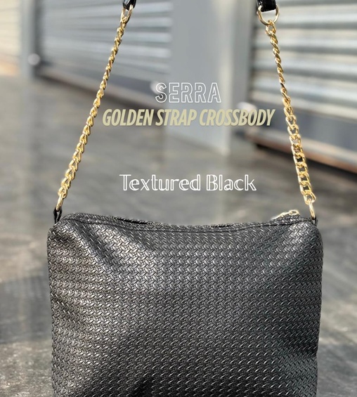 Golden Chain Sling Matte Black