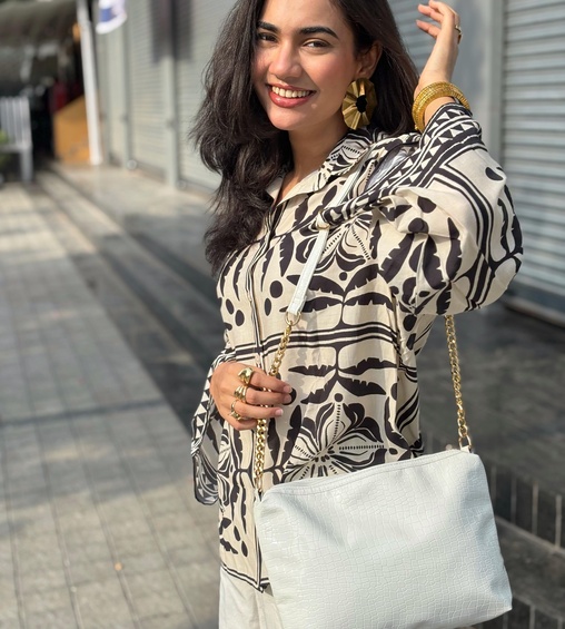 Golden Chain Sling White