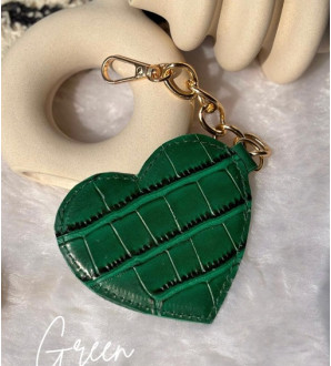 Heart Charms Green