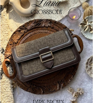 Liana Crossbody Dark Brown