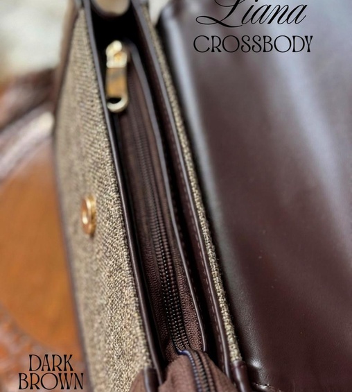 Liana Crossbody Dark Brown