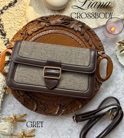 Liana Crossbody Grey Liana Crossbody Grey
