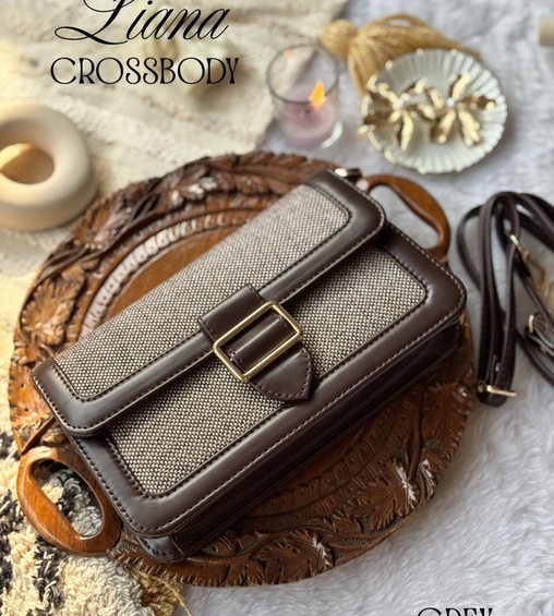 Liana Crossbody Grey Liana Crossbody Grey