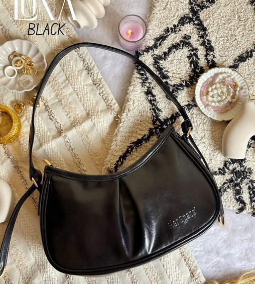 Luna Shoulder Bag Black