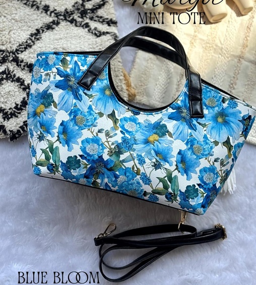 Margot Mini Tote Blue Bloom Margot Mini Tote Blue Bloom