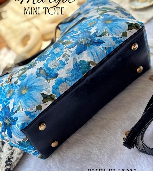 Margot Mini Tote Blue Bloom Margot Mini Tote Blue Bloom
