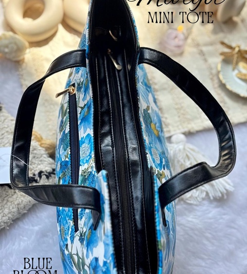 Margot Mini Tote Blue Bloom Margot Mini Tote Blue Bloom