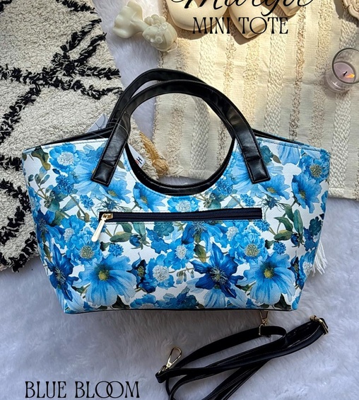 Margot Mini Tote Blue Bloom Margot Mini Tote Blue Bloom