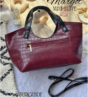 Margot Mini Tote Burgundy