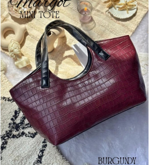 Margot Mini Tote Burgundy