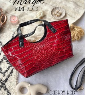 Margot Mini Tote Cherry Red