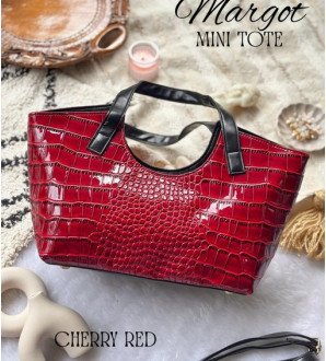 Margot Mini Tote Cherry Red